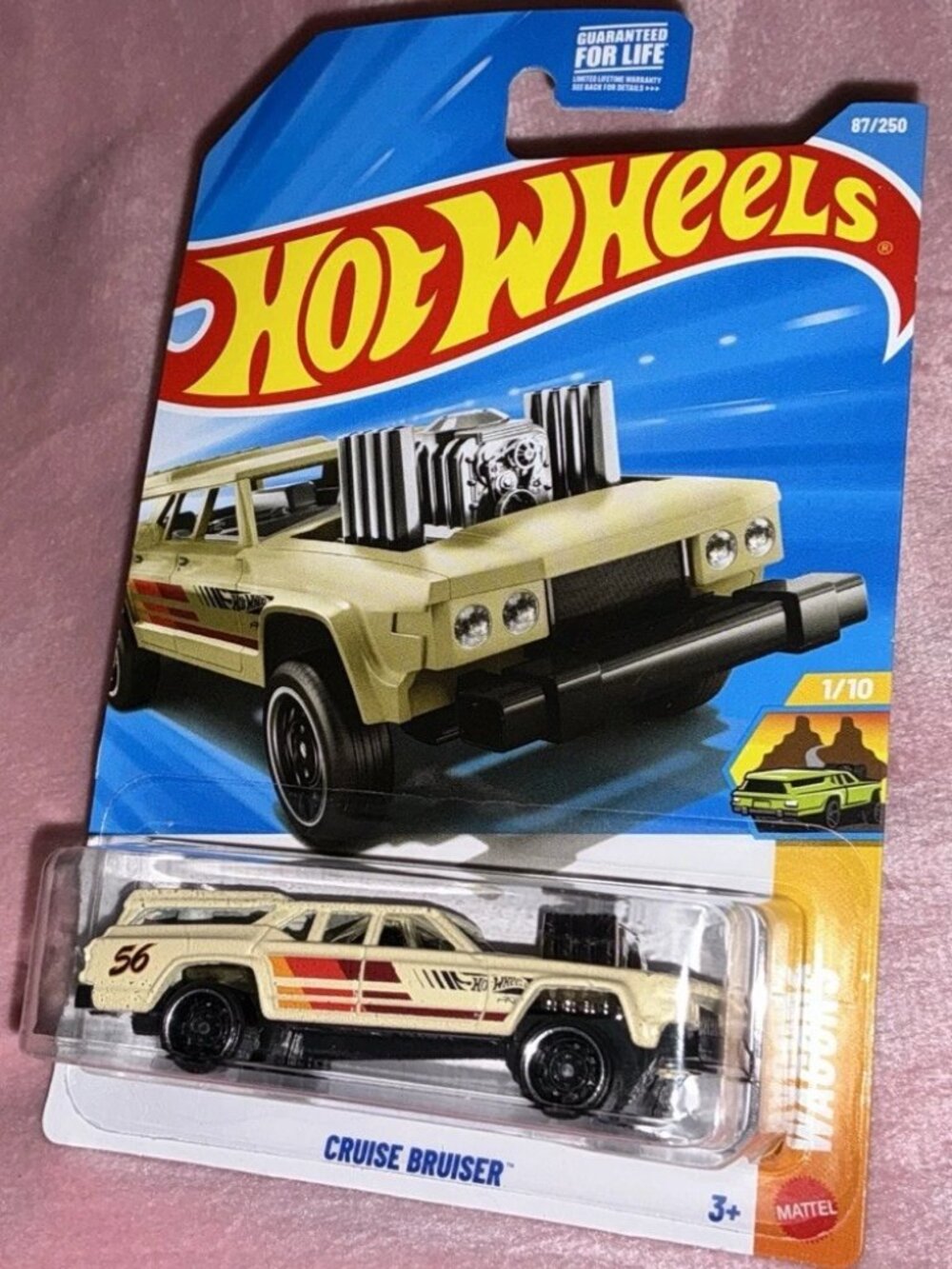 2025 HOT WHEELS CRUISE BRUISER HW WAGONS 1/10 SATIN TAN